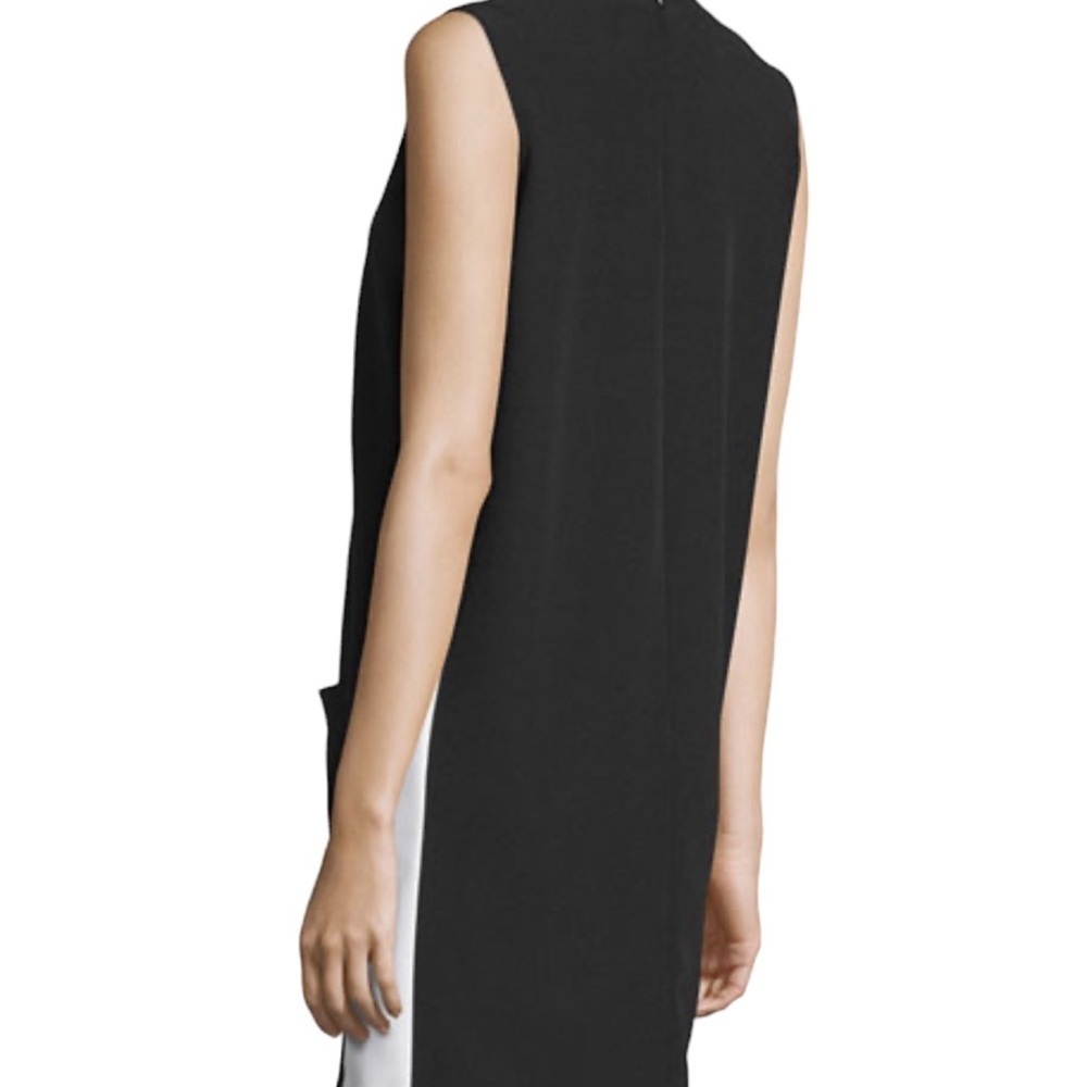 ATM Anthony Thomas Melillo Sleeveless Crepe Shift Dress
Black Ecru - Picture 2 of 4